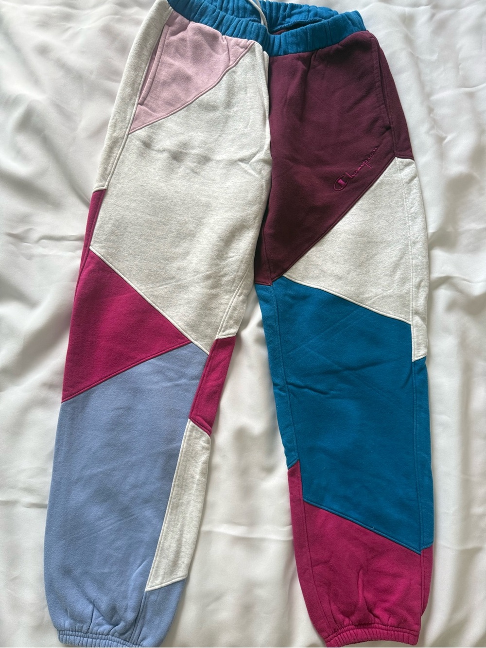 CHAMPION Color Block SWEATPANTS (Size S)